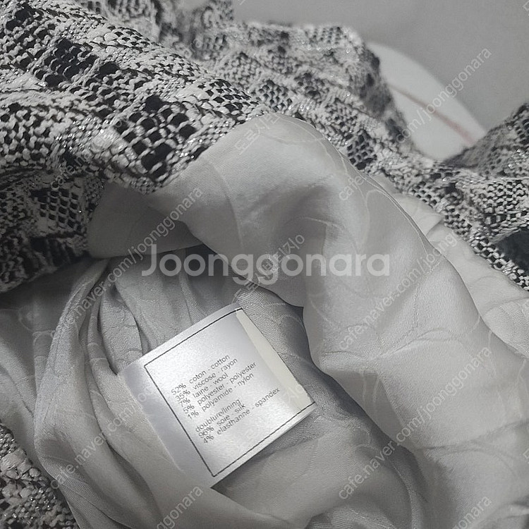 샤넬 트위드 자켓--4